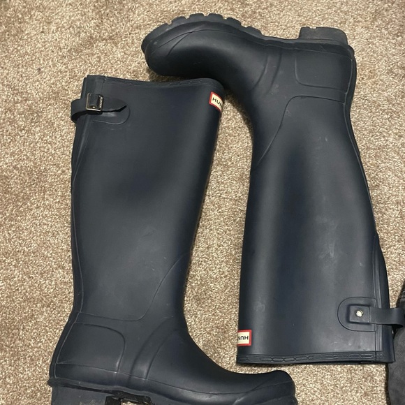 HUNTER Original Tall Boot in Navy - Picture 5 of 7